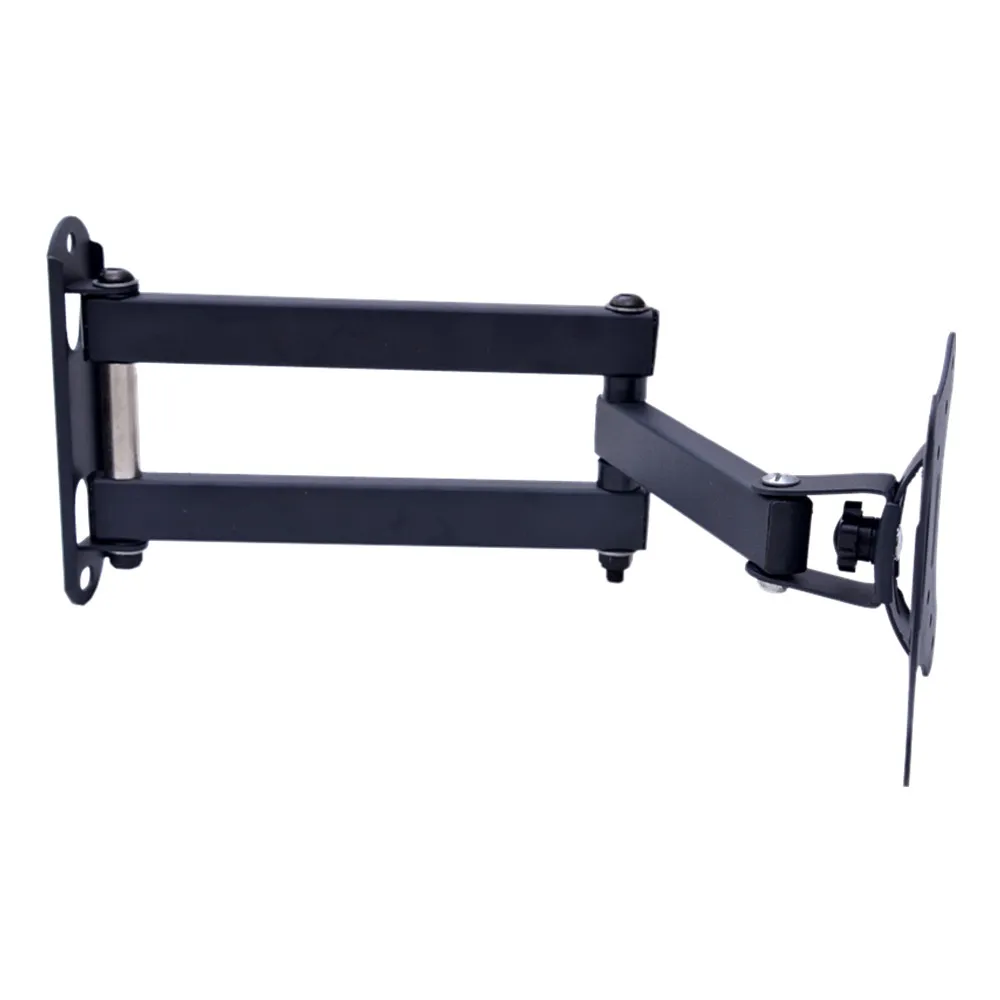
Adjustable Universal Articulating Tilt Swivel Plasma Sliding Arm Black Full Motion Steel LCD LED Flat TV Wall Mount 