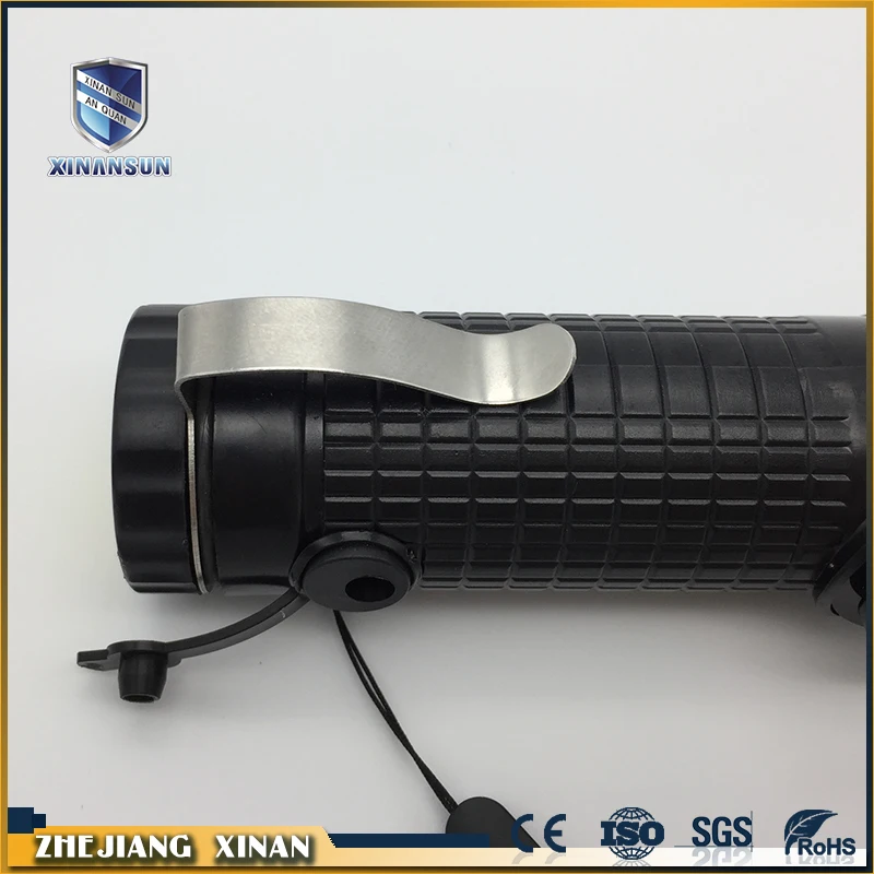
Multifunction rechargeable rubber handle red led police traffic control baton with light 