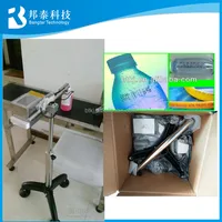 Online Code/Date Glass/Plastic Bottle Inkjet Printer Machine,Automatic Portable Small Bottle Inkjet Printer Machine In Stocks