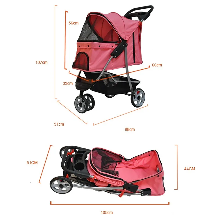 3 Tekerlekli Innopet Evcil Hayvan Arabası 5 In 1 Köpek Arabası Büyük