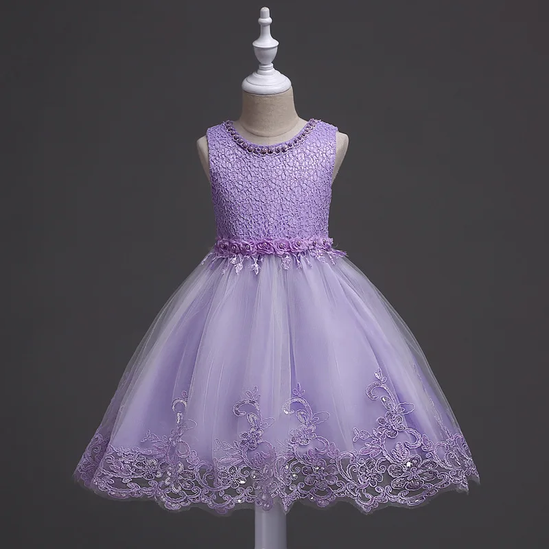 

Children's apparel girls boutique clothes fashion design birthday wedding party floral dress, Pink;white;light blue;light purple