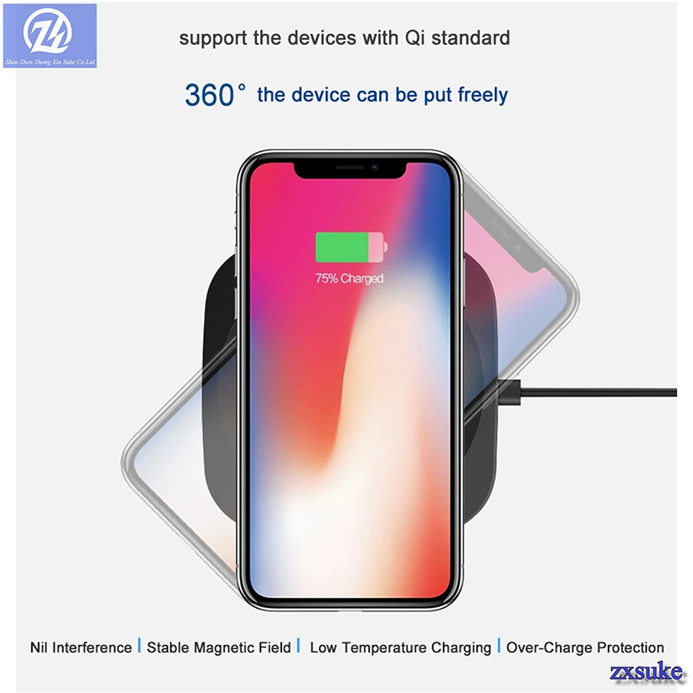 
2019 best price Qi magnetic charger wireless charging pad wireless charger 