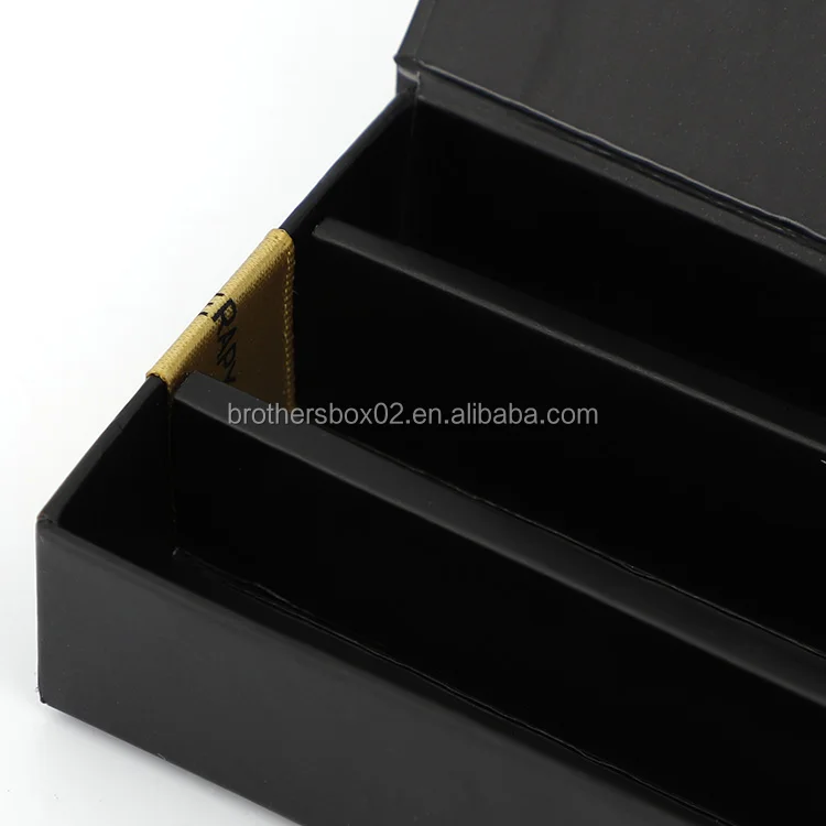 Handmade black cardboard gift box.JPG