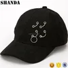 shipping from china hard structure design custom custom baseball cap with ring