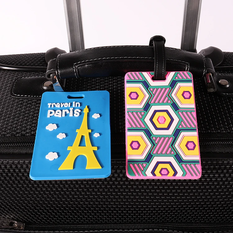 full color printed luggage tag