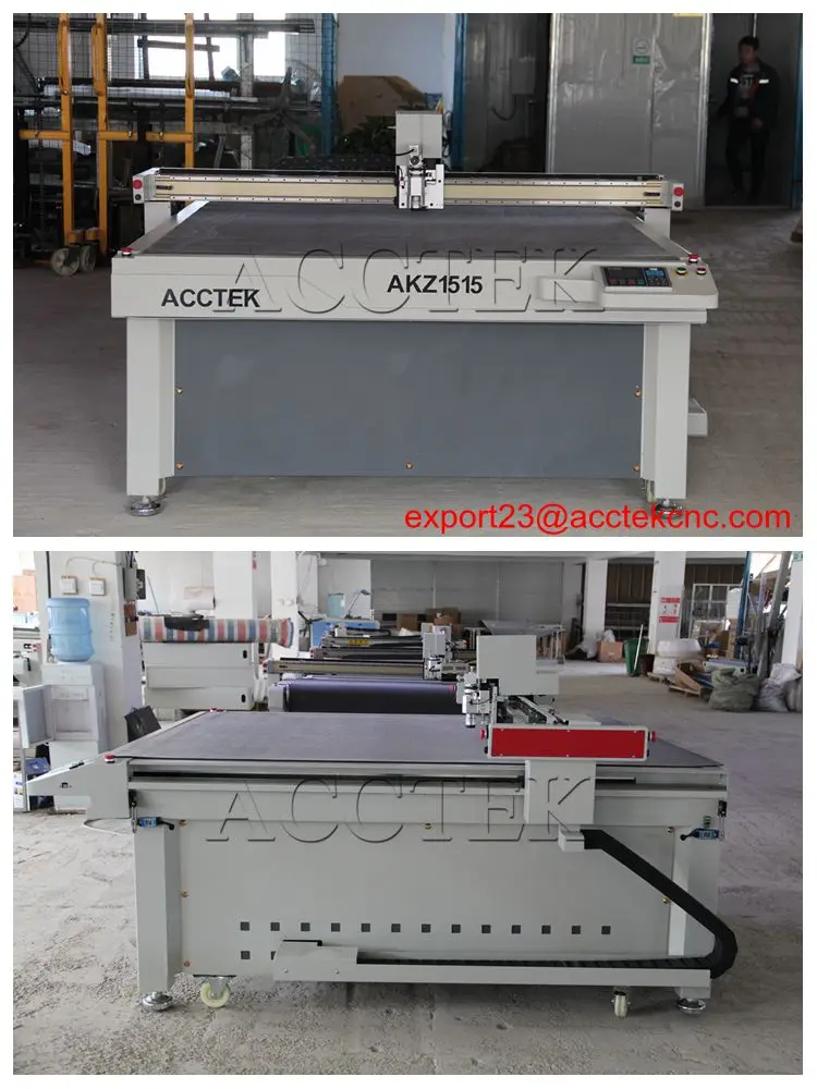 Oscillating knife cutting machine