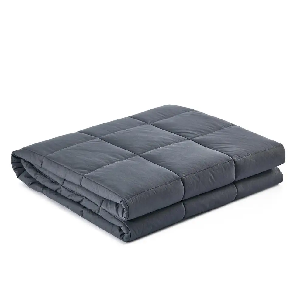 

weighted blanket glass beadst with Duvet Cover 10 lbs Navy Grey 41x60inch 100% Cotton, Grey/blue/navy/custom colors