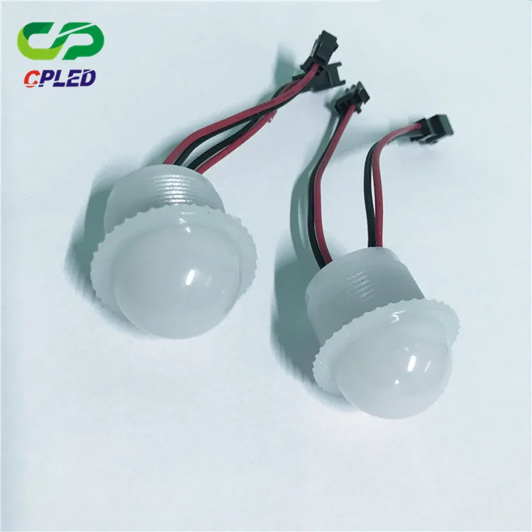 hot sale 26mm AC24v auto program rgb amusement cabochon funfair amusement rides lights.jpg