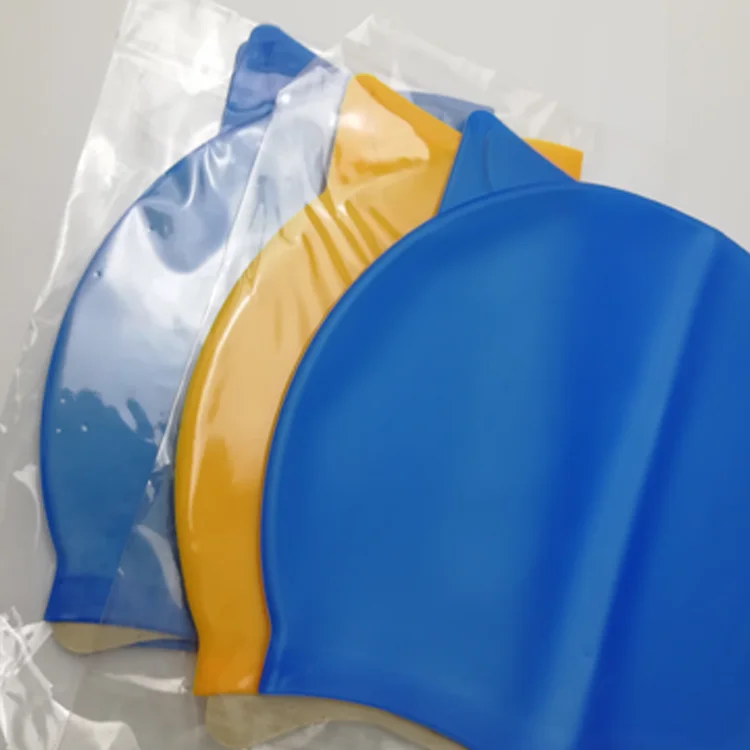 
rubber swimming cap Cat ears silicone swimming cap 