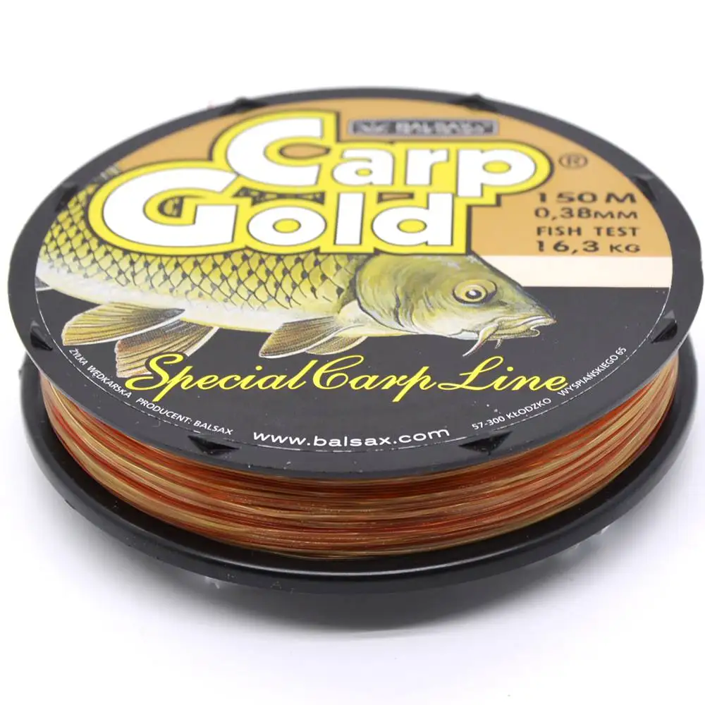 

wholesale high quality CARP GOLD special carp line nylon monofilament line, Gold-brown