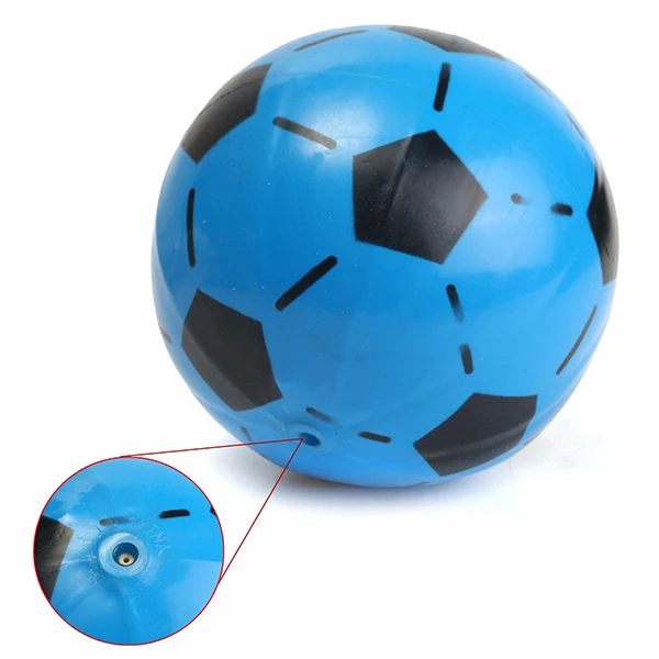 40pcs 8.5"  PVC Plastic Footballs Flat Packed Un-inflated Ball Set Kids Toys 