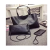 Real Leather lady handBags classic Metallic Color and Fashion Blasting Cracks Design elements of metal tote bag for women