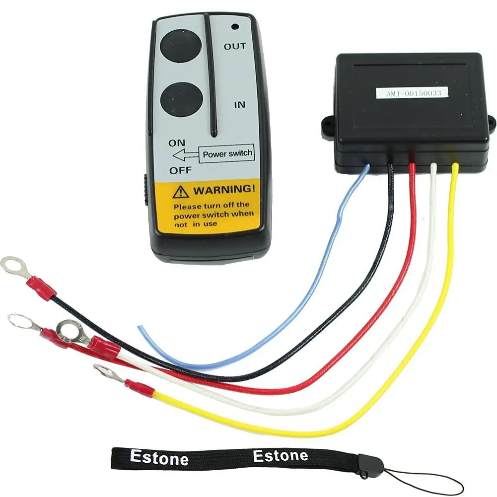 XCSOURCE Heavy Duty 12V Wireless Electric Winch 2 Remote Control Switch Handset for Car JEEP ATV SUV BI571
