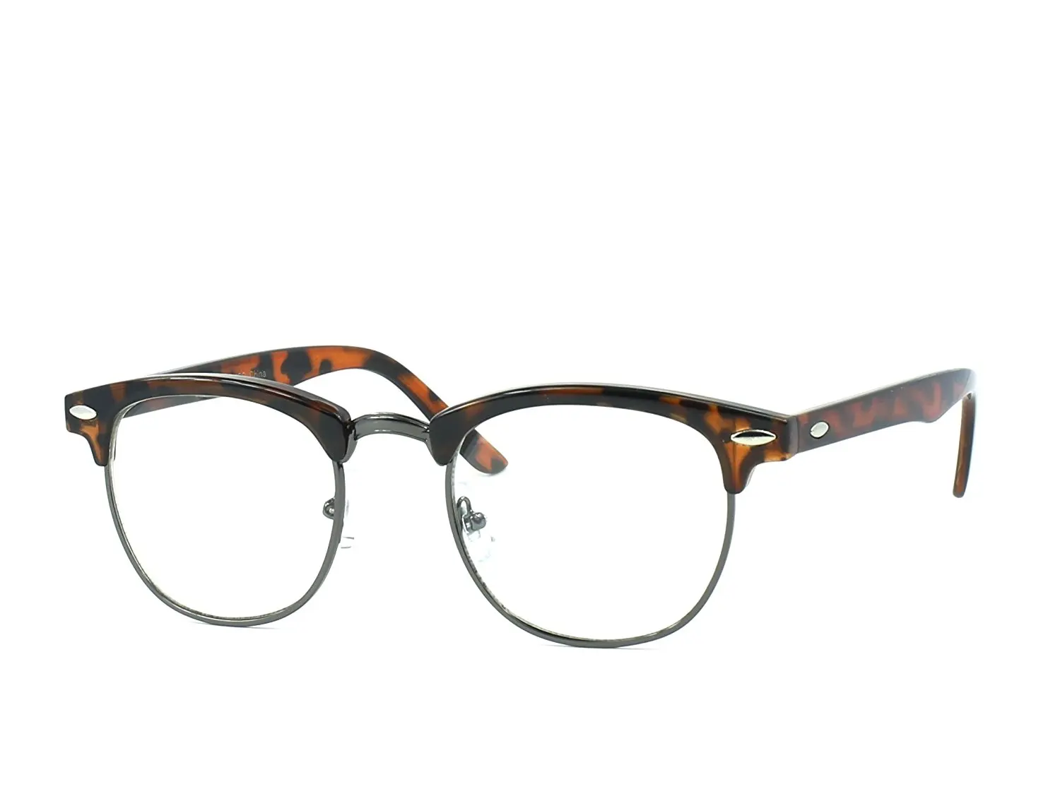 brown rimmed glasses