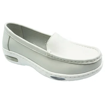 Wholesale Anti Skid Hospital White Leather Nurse Shoe - Buy Nurse Shoes ...
