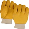 Brand MHR sandy spray palm working gloves rough finish open knit workplace safety supplies waterproof PVC glove