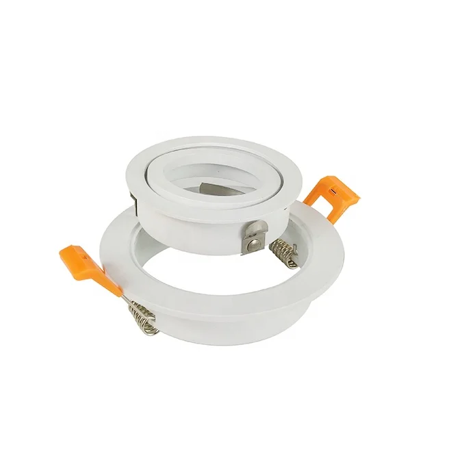 
Easy replacement tiltable light frame Gu10 spotlight frame round 