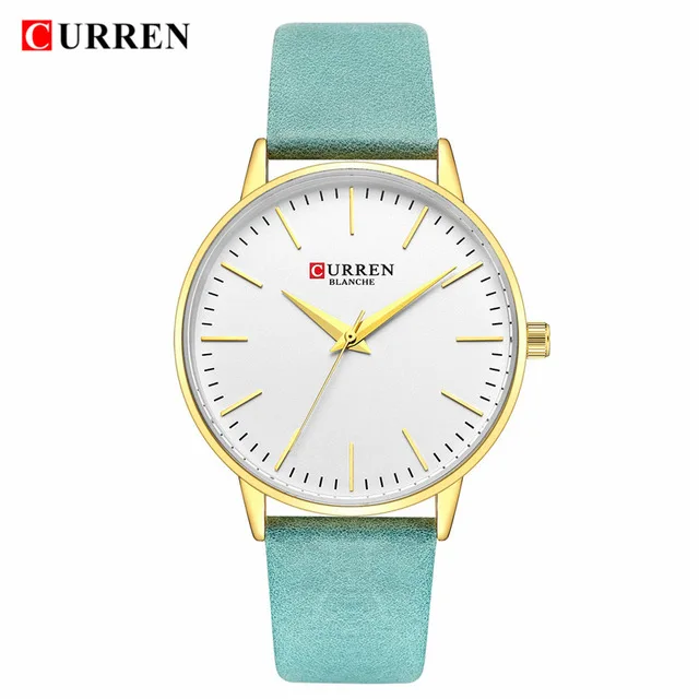 

CURREN 9021L Fashion Quartz Women's Watch 2018 CURREN Womens Watches Simple Leather Girls Wristwatch Ladies Dress Clock