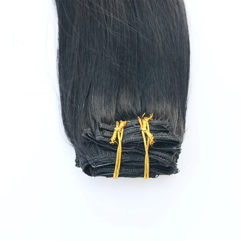 

Wholesale 16"-22" 100g/set clip in hair extensions thick, In stock color: 1,1b,2,4,6,8,18,27,613,60. other colors can customize