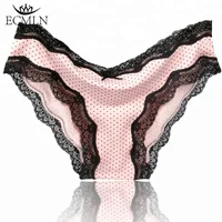 

2019 Fashion Panties Female Sexy Full Lace Neon Color Lace Plus Size Summer Sexy See Through Underwear Lady's Briefs