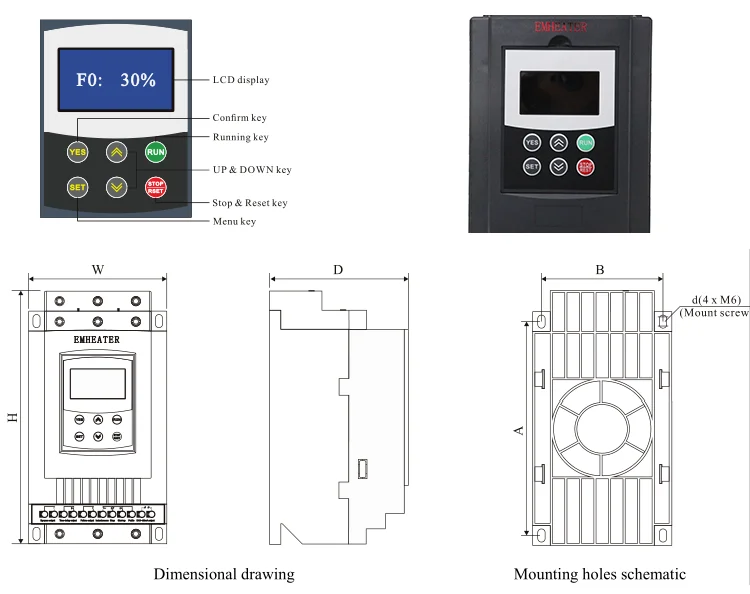 Em Gs2 7.5kw 220v 240v Motor Soft Starter For Submersible Pump Deep Well Buy Motor Soft