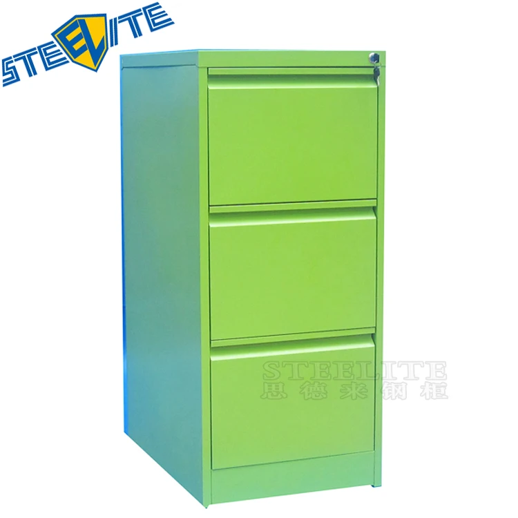 Laptop Metal Narrow 3 Drawer Pedestal Electronic Closets Cabinets