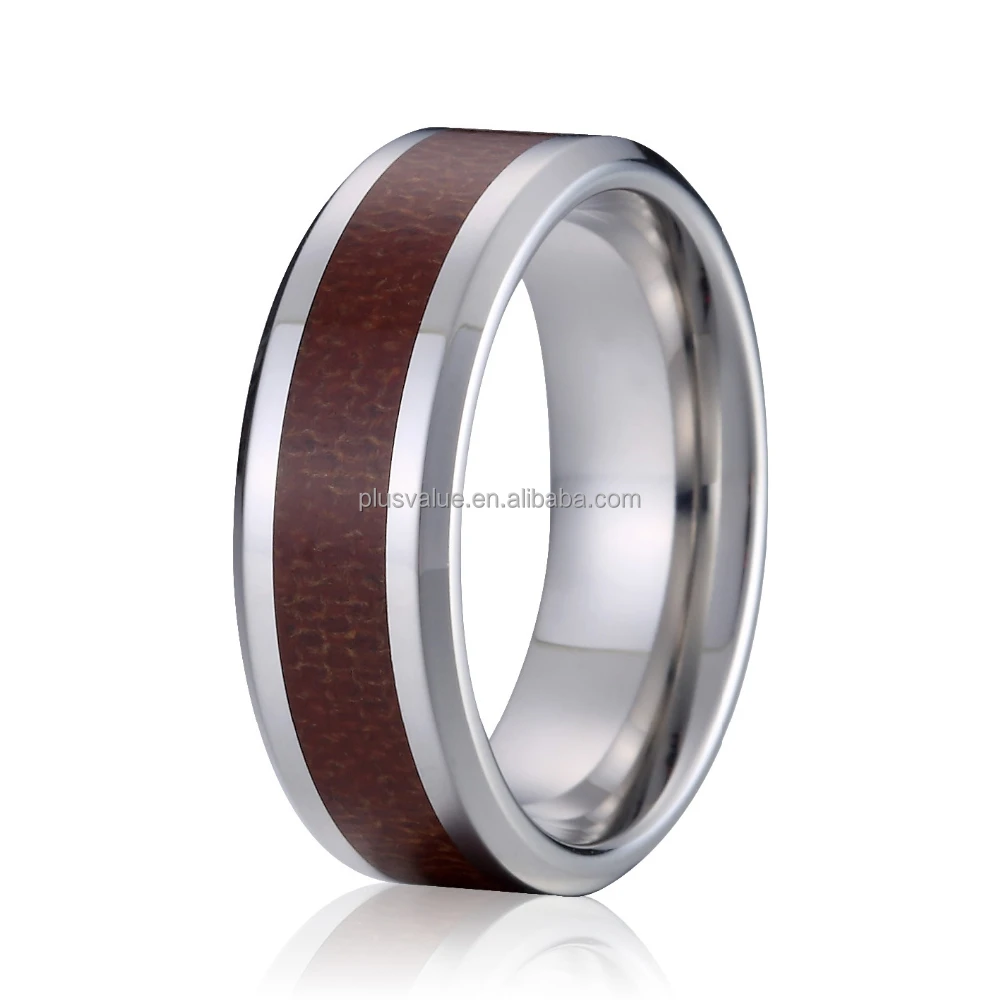 Unieke roestvrij staal hout heren ringen roestvrij stalen sieraden ...