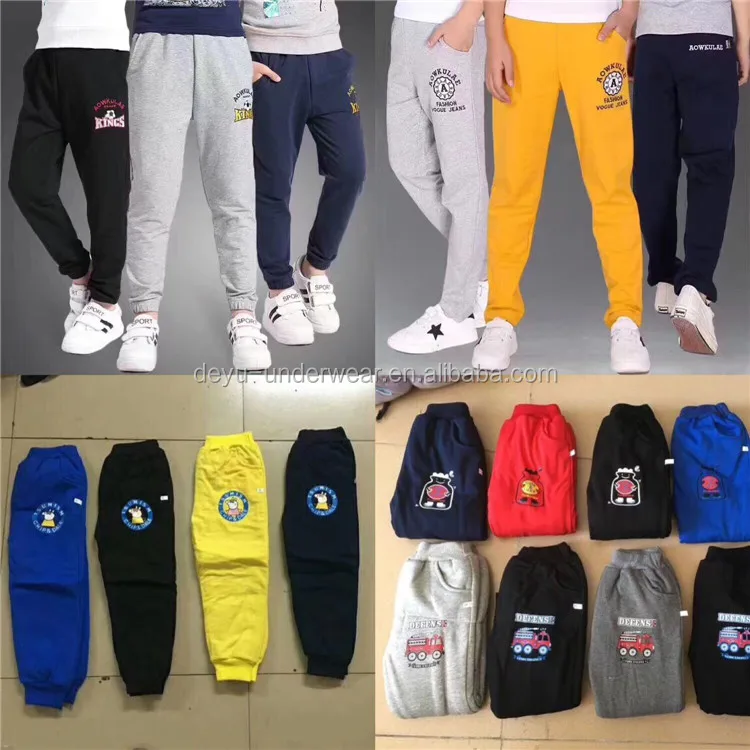 0.95 Dollar GDZW747 Kids2-8 Years Wholesale Colorful pajama pants, jogger pants, pants