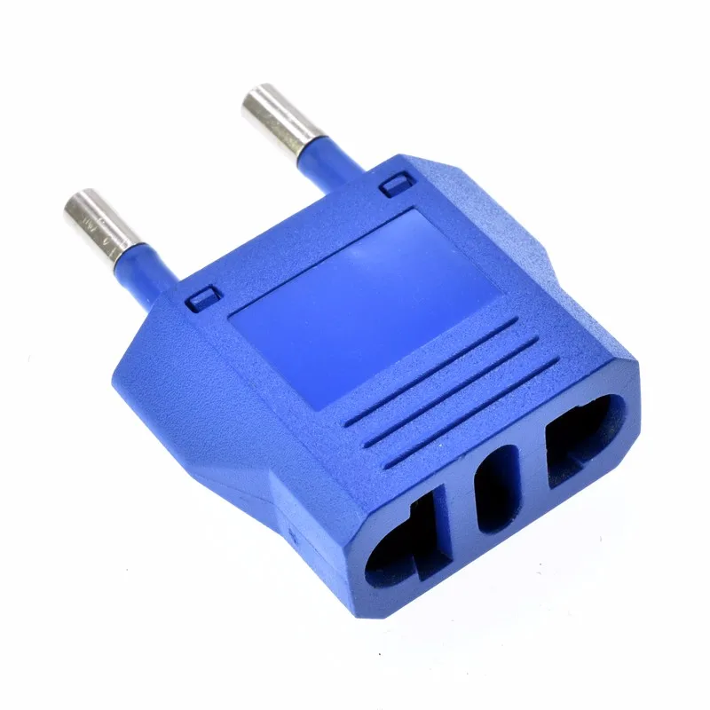 250v 6a Round Pin Adapter Square To Round Adapter Round 2 Prong 4.0mm