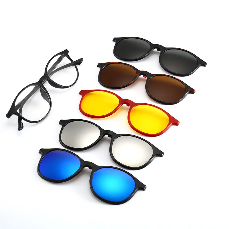 

2245A Superhot Magnetic Polarized Driving Lens Clip On Sunglasses Men Women Magnet Optical Glasses