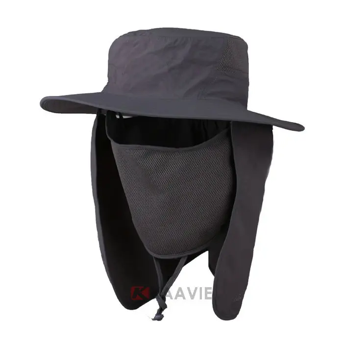 Boonie Fishing Hiking Army Military Face Cap Ear Neck Flap Snap Bucket