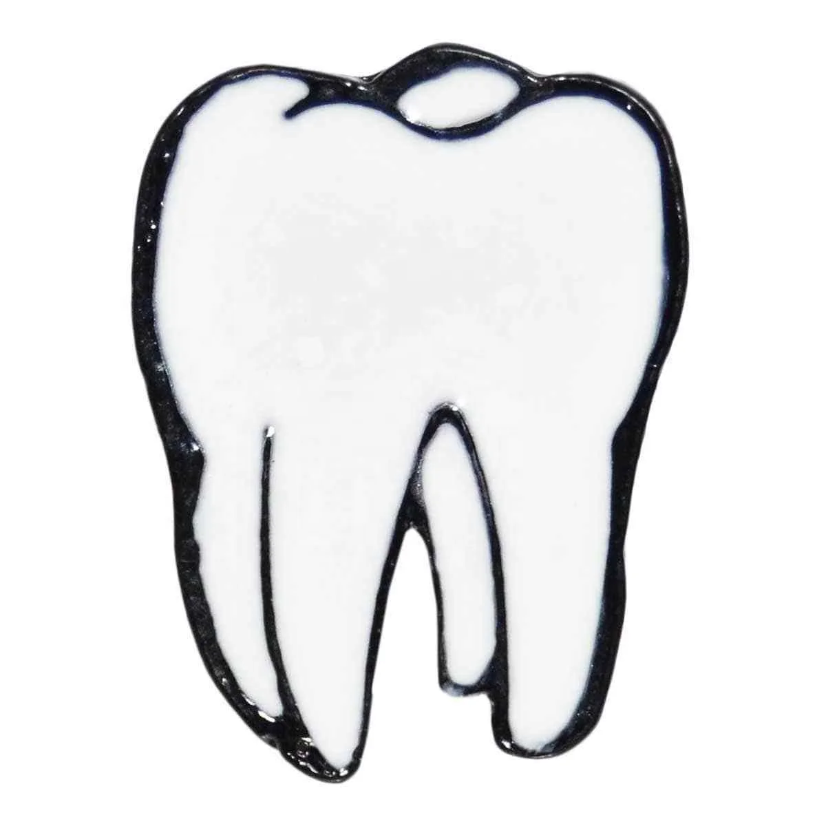 

Tooth enamel lapel pin dental retro lapel pin badges