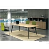 used conference room office furniture metal base and melamine board meeting waiting desk