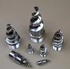 MMS 3/8" to 2" male brass HHSJ spiral nozzle with solid cone-shaped spray pattern