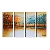 Customized Oil Painting Dafen Modern Handmade Group Tree Landscape Oil Painting on Canvas