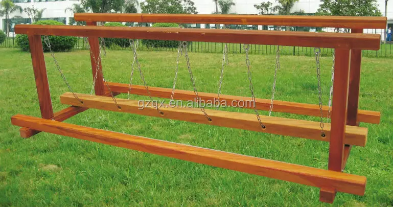 wooden outdoor play gym