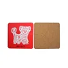 nice true color custom printing sublimation cork placemat