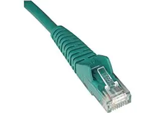 Tripp Lite Cat5e 350MHz Snagless Molded Patch Cable (RJ45 M/M) - Green, 20-ft.(N001-020-GN)