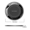 Supper Thin Round Fast Wireless Charger For Iphone X 10W Slim Qi Wireless Fast Charging Pad