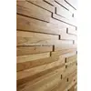 Reclaimed wood planks slats 3d wall panel