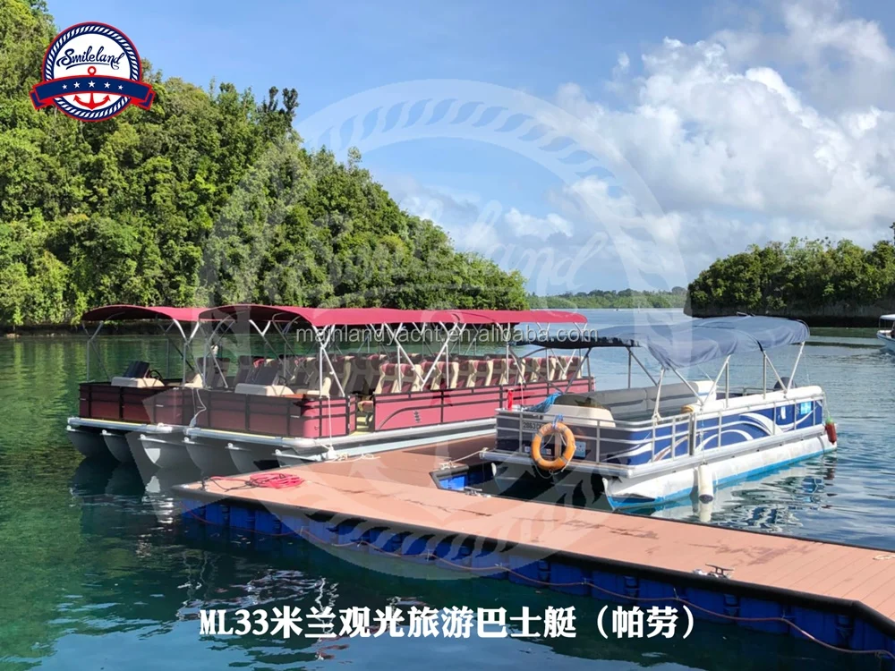 
2019 large business yacht tourism water bus Aluminum 30 passenger boat 