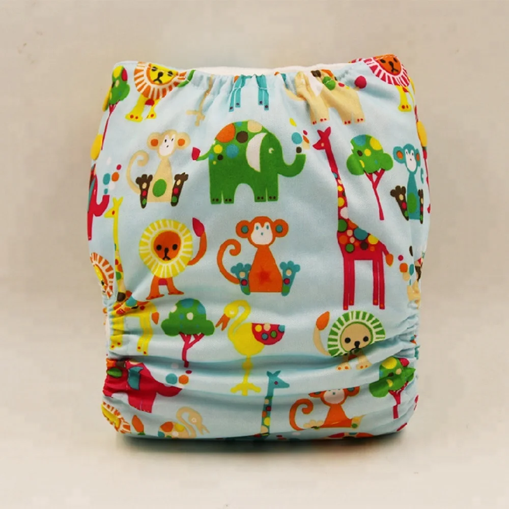 

Custom Printed Reusable Baby Diaper Cloth Adjustable Waterproof Baby Pocket Cloth Diaper Washable Diapers, As picture or customized