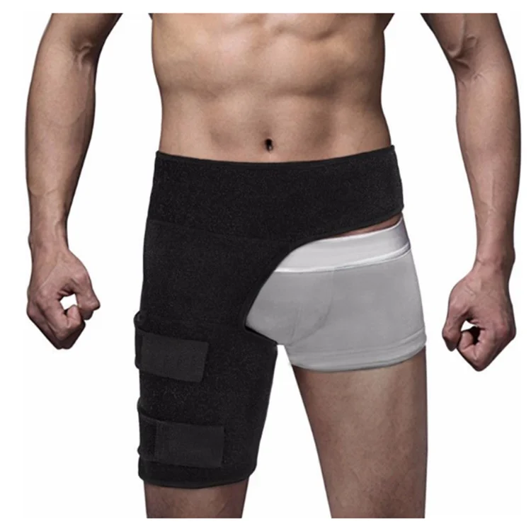 

Wholesale Black Hip Joint Support Prevent Muscle Strain Fit Left and Right Legs
