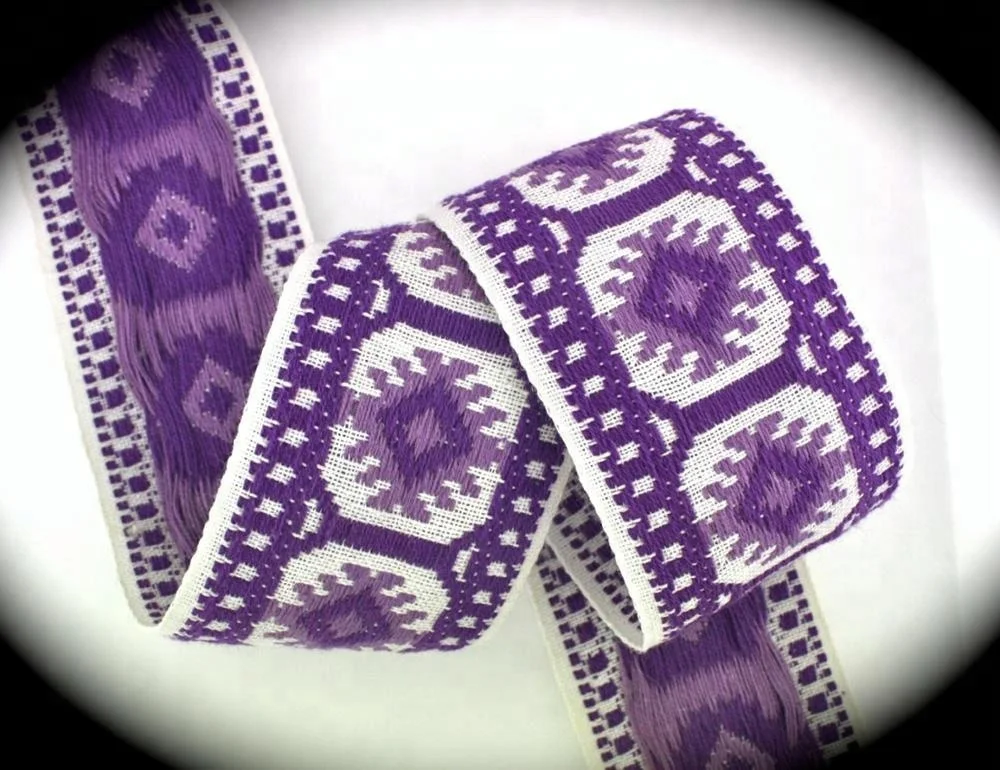 
custom jacquard ribbon trim 