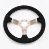 performance autoparts suede 330mm Racing steering wheel, 13 inch wide steering wheel