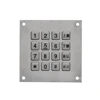 Dot Matrix embossed round metal snap dome membrane foil keypads embossed tactile switch keypadkeypad