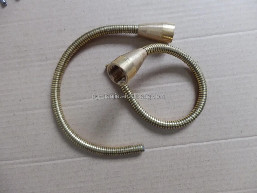 Copper Gooseneck pipe with copper fitting