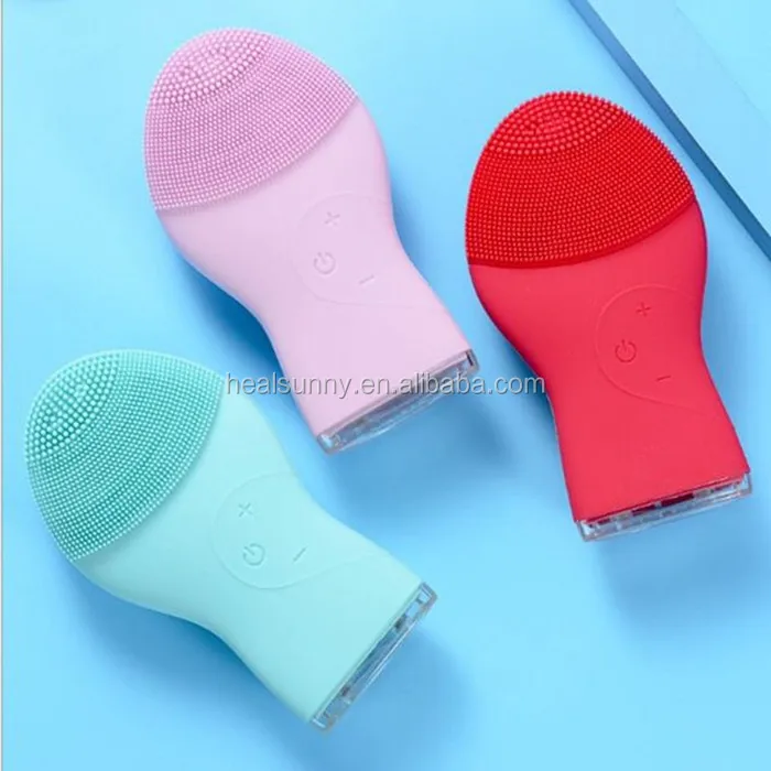 

Deep pores cleansing skin care tools waterproof silicone face cleaner brush, Customized