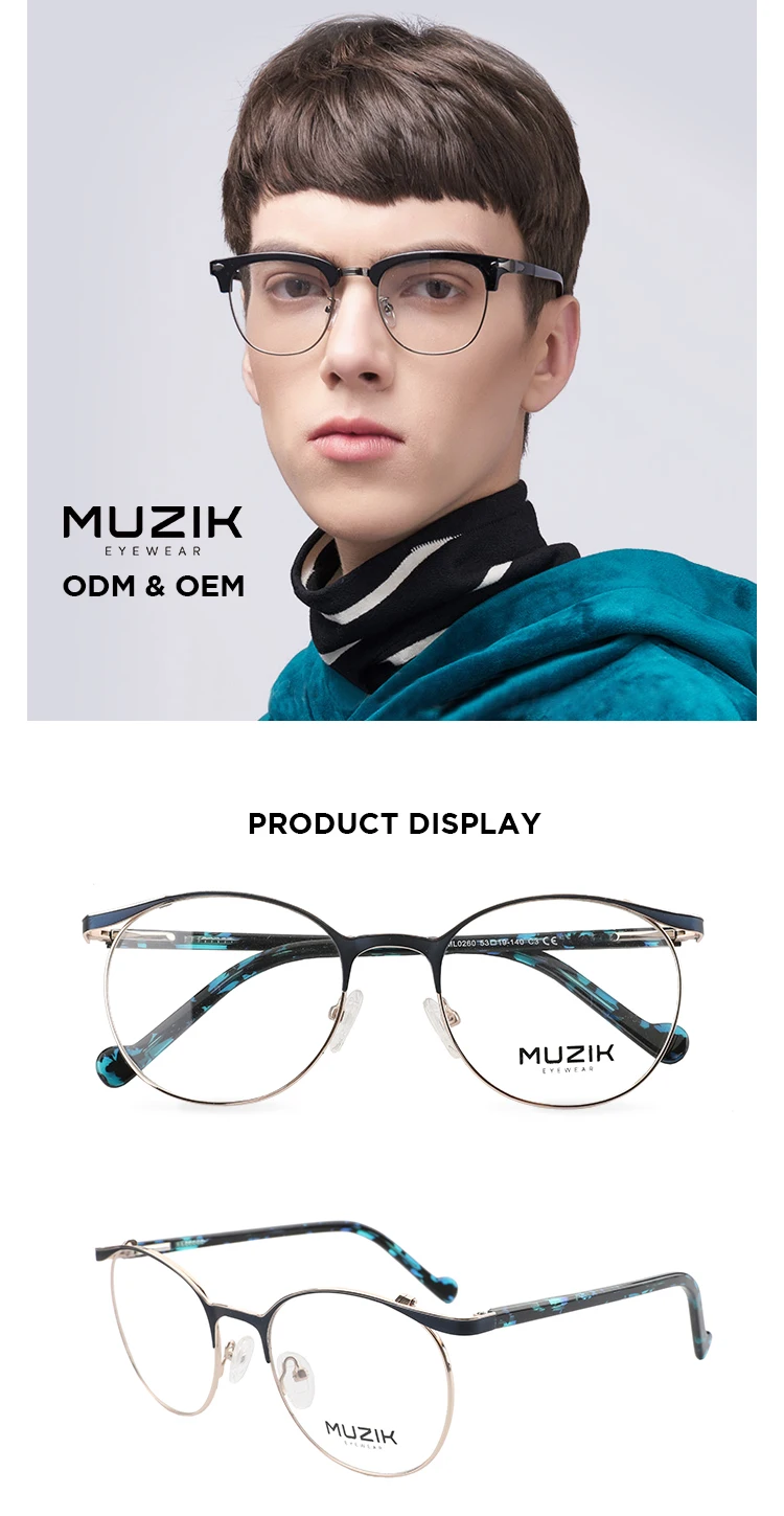 Ml0291 Cheap Metal Optical Glass Gold Spectacle Frames In Dubai Buy