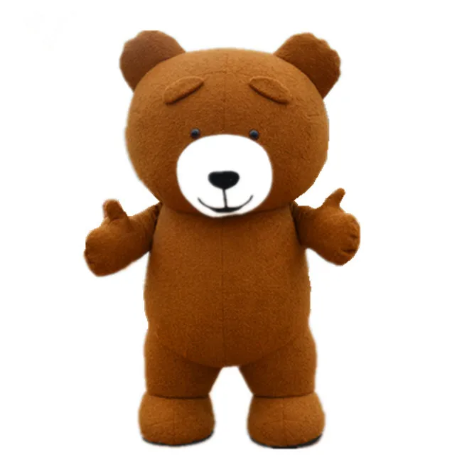 

Adult inflatable bear mascot costumes